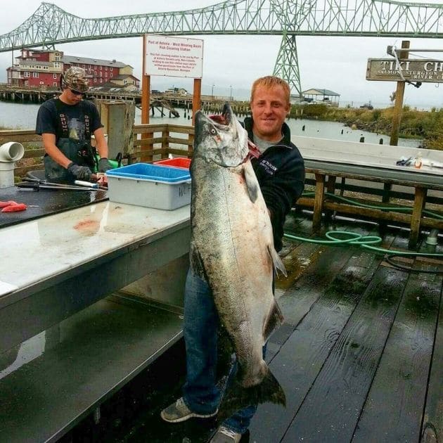 Curtis With His Catch of the Day