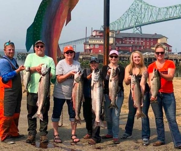 Fishing near Seaside Oregon