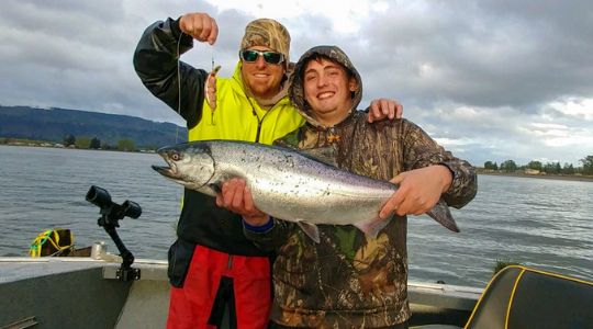 September Salmon Fishing Charter Astoria OR