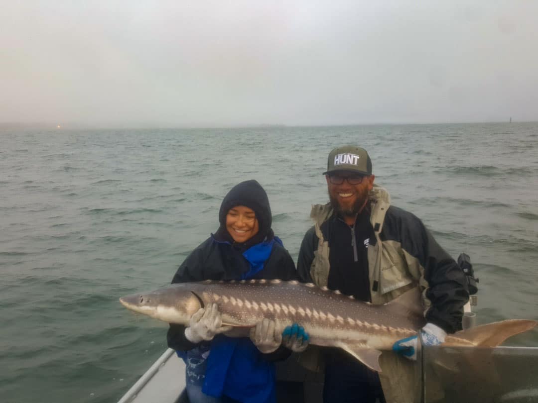 Sturgeon Fishing Astoria, OR 2023, Columbia River